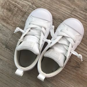 Toddler slip on faux leather converse